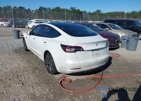 2021 Tesla Model 3 Standard Range Plus Rear-Wheel Drive из США, поврежденный, VIN 5YJ3E1EA0MF919316